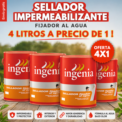 Sellador Impermeabilizante 4 LITROS