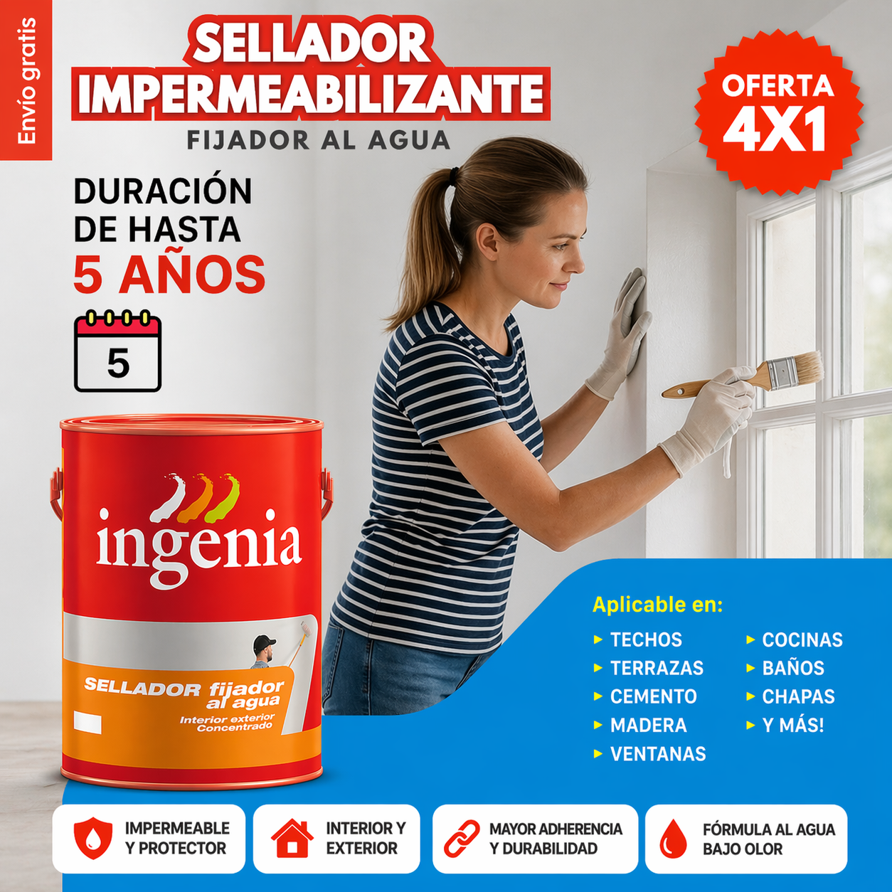 Sellador Impermeabilizante 1 LITRO