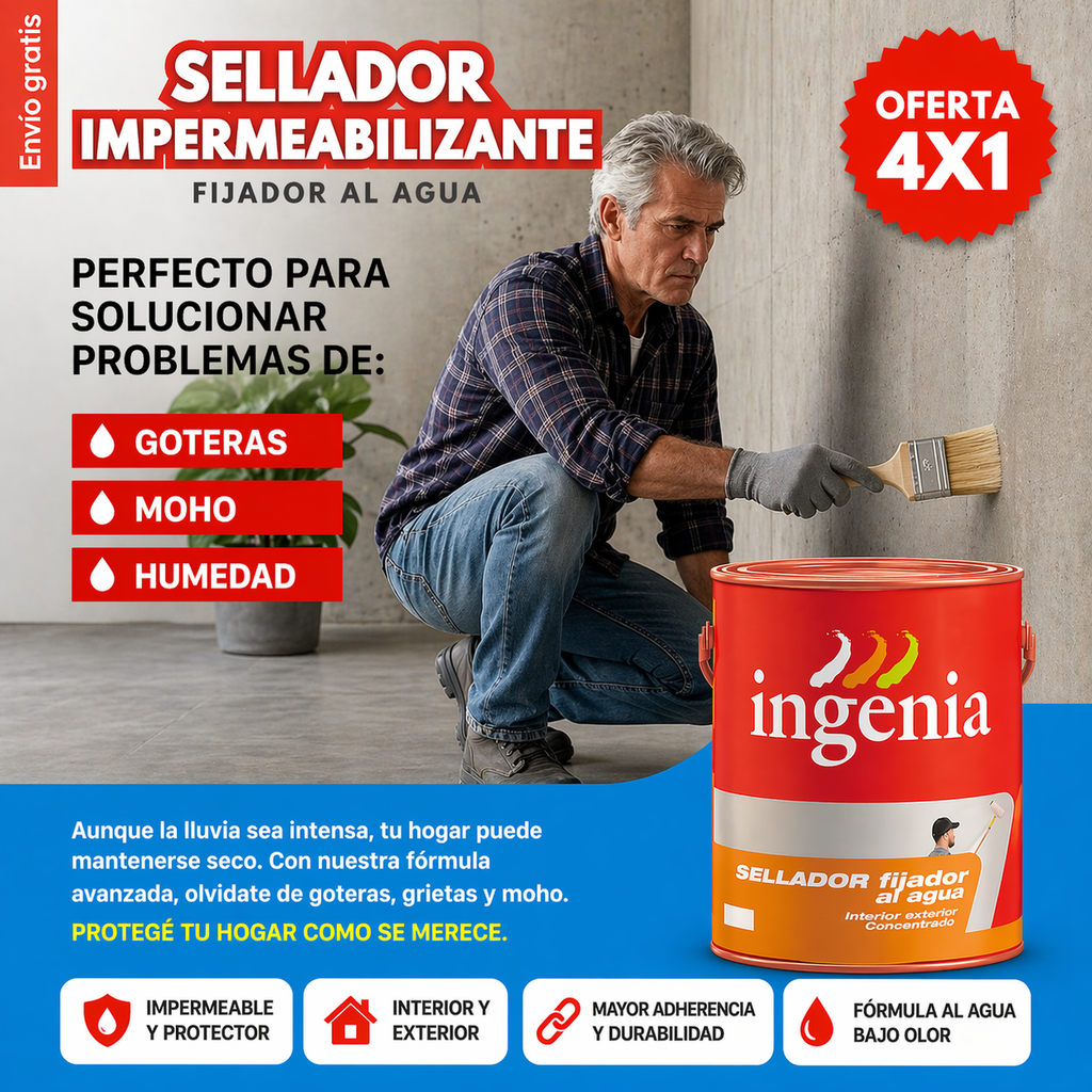 Sellador Impermeabilizante 4 LITROS