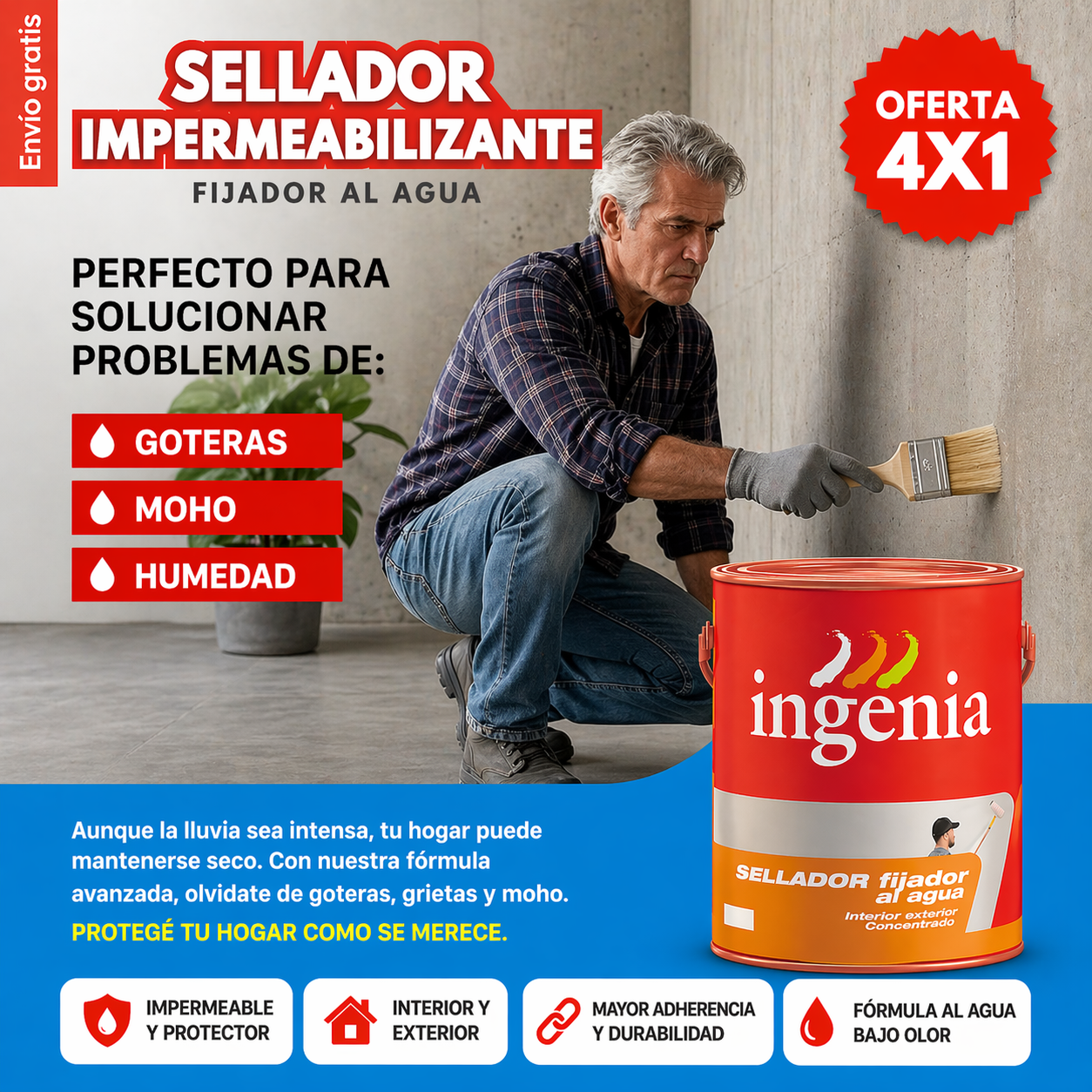 Sellador Impermeabilizante 1 LITRO