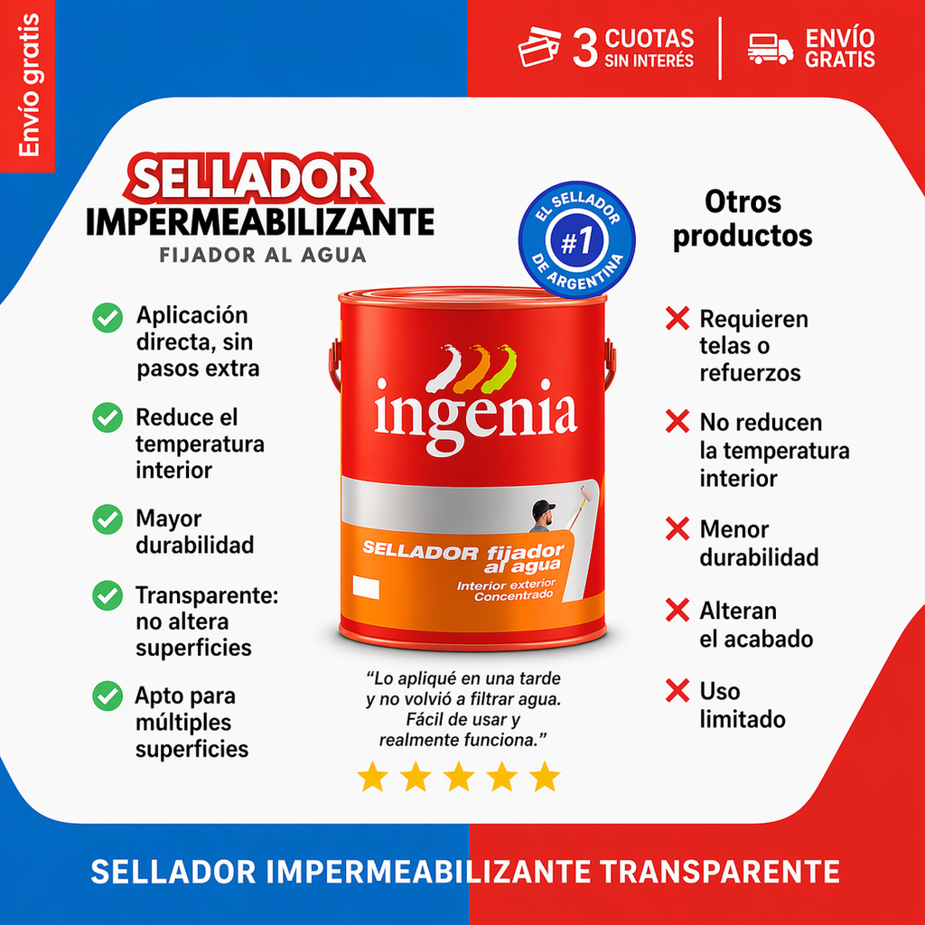 Sellador Impermeabilizante 4 LITROS