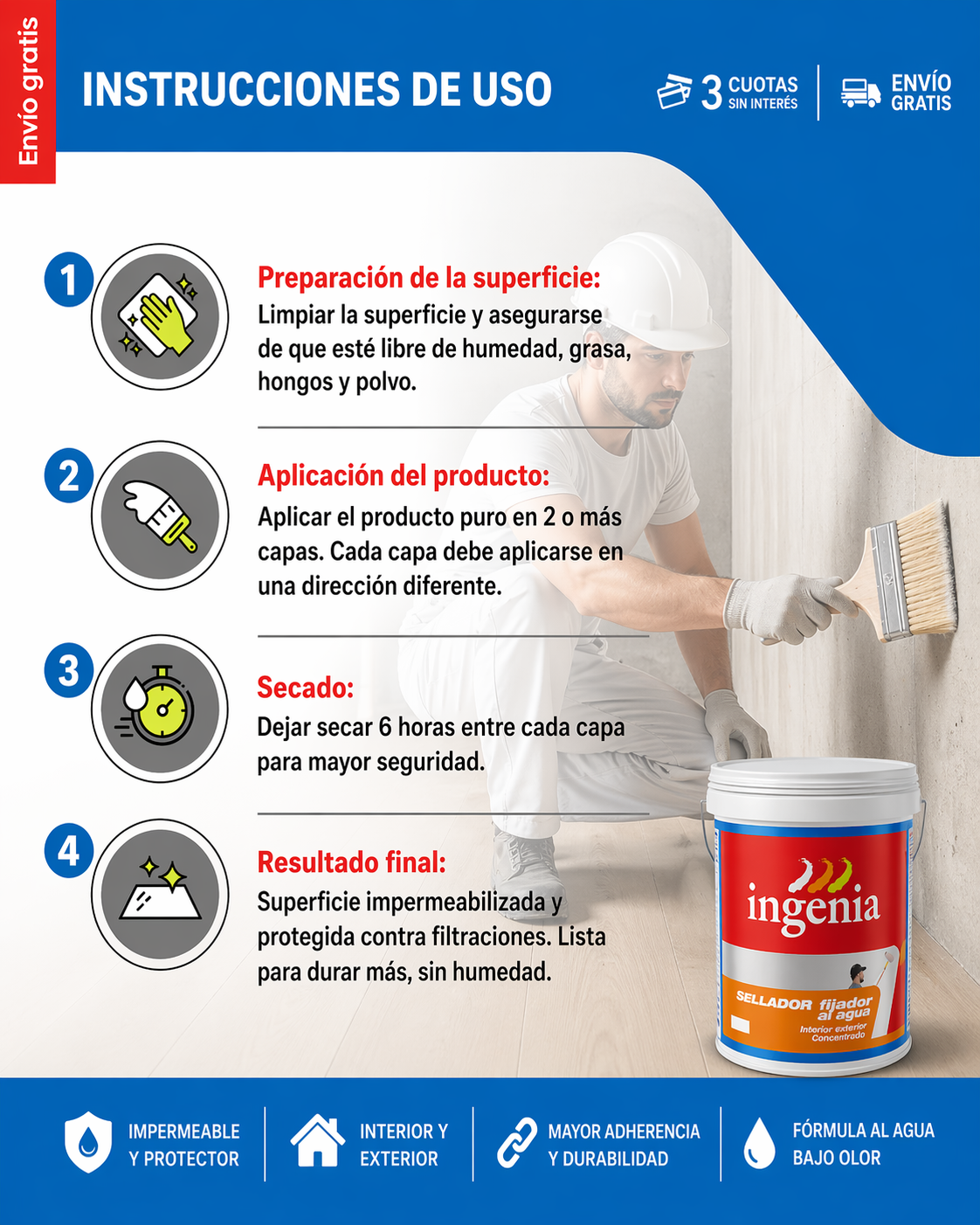 Sellador Impermeabilizante 1 LITRO