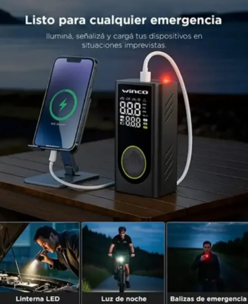 Compresor De Aire Portatil Digital Winco